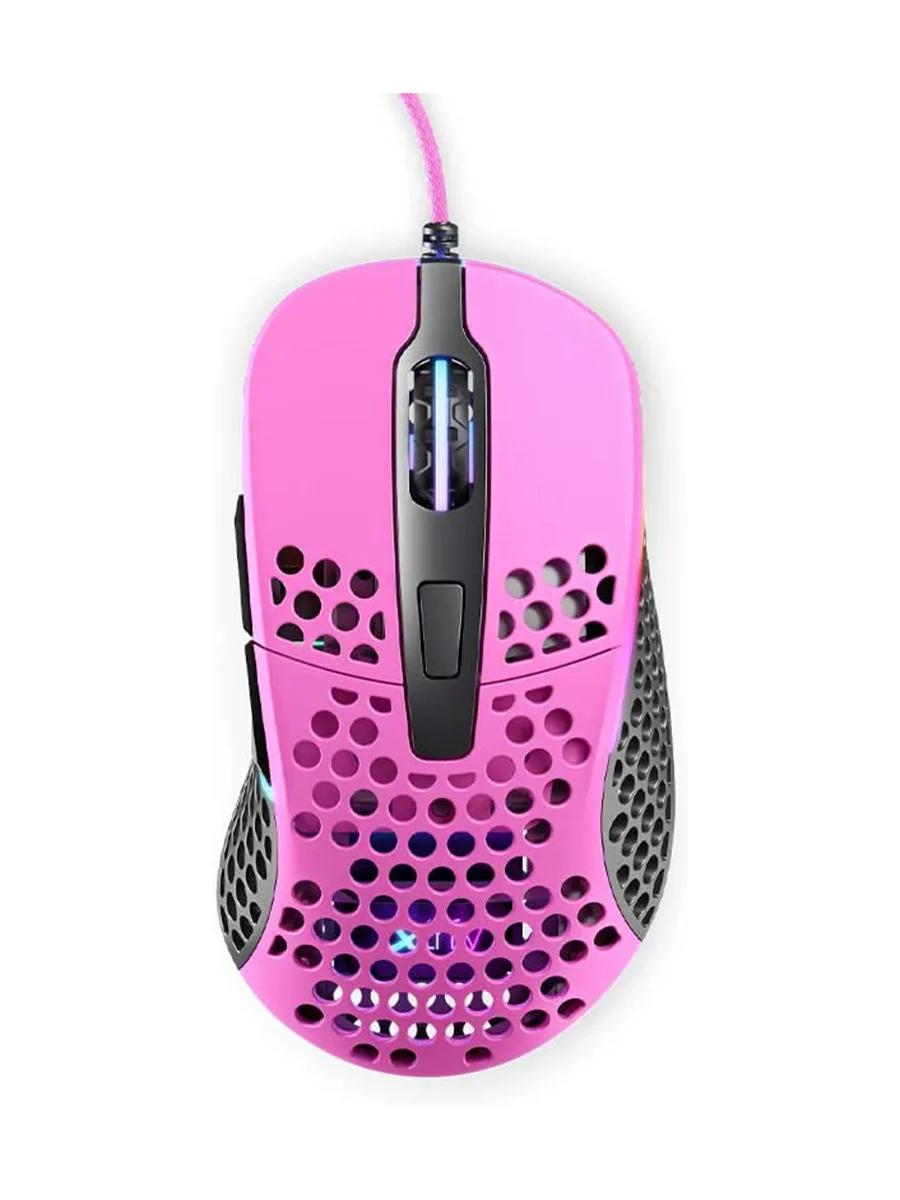 Проводная мышь 16000 dpi 6 клавиши Xtrfy XG-M42 розовый