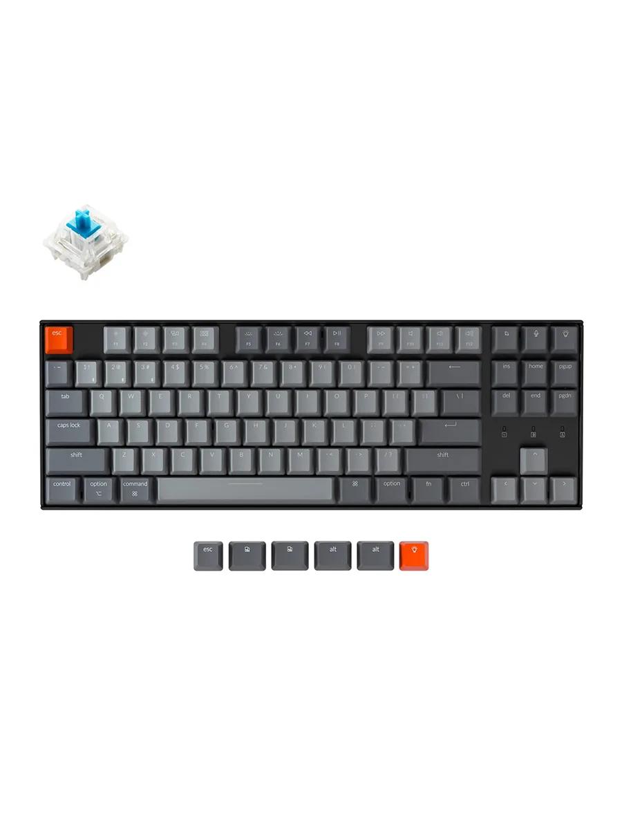 Игровая клавиатура Keychron K8A2 Gateron Blue LED черный