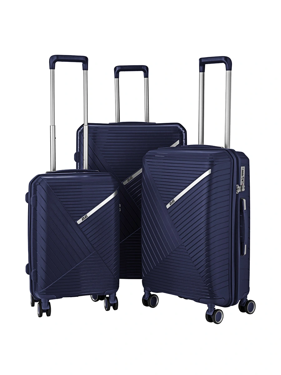 Набор чемоданов 2E SIGMA (L+M+S) тёмно-синий