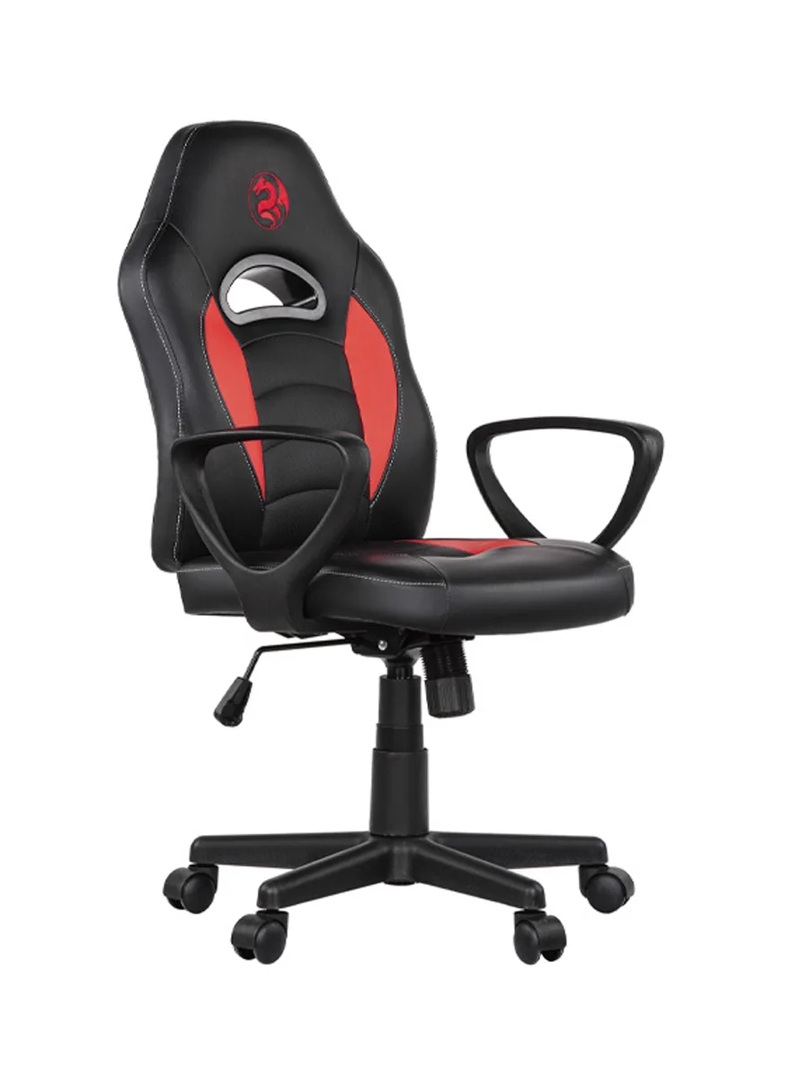 Игровое кресло 2E Gaming GC21 Junior черный с красным