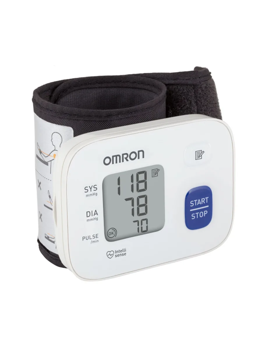 Автоматический тонометр на запястье 13.5-21.5 см Omron  R52 (HEM-6161-E)