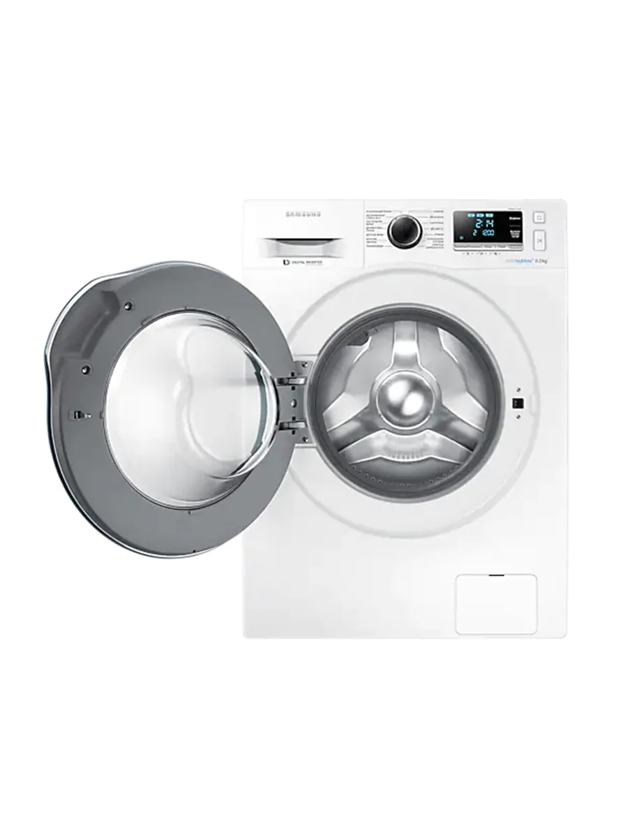 Автоматическая стиральная машина 8кг Samsung WW6000J белый (WW80J6210CWOLD)