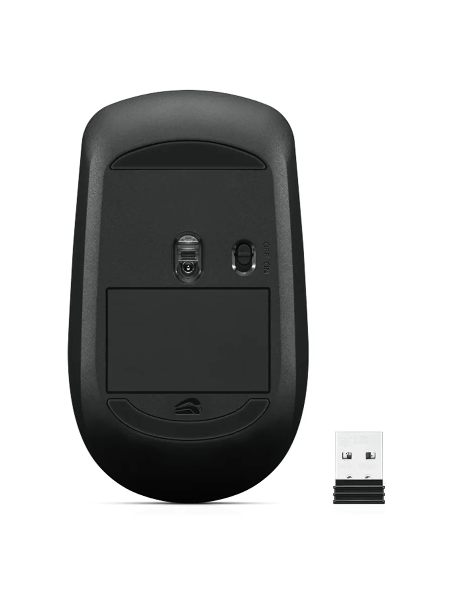 Беспроводная мышь 1200 dpi 3 клавиши Lenovo WM-400 черный