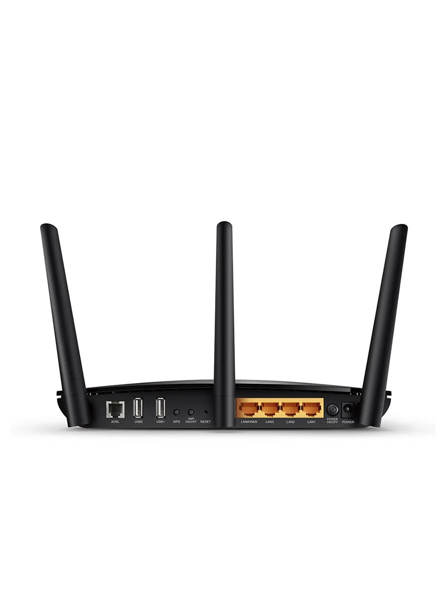 Wi-Fi роутер DSL 2.4/5 ГГц 1750 Мбит/сек TP-Link Archer D7 двухдиапазонный гигабитный