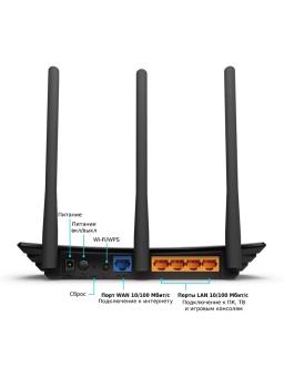Wi‑Fi роутер 2.4 ГГц 450 Мбит/сек TP-Link TL-WR940N многорежимный