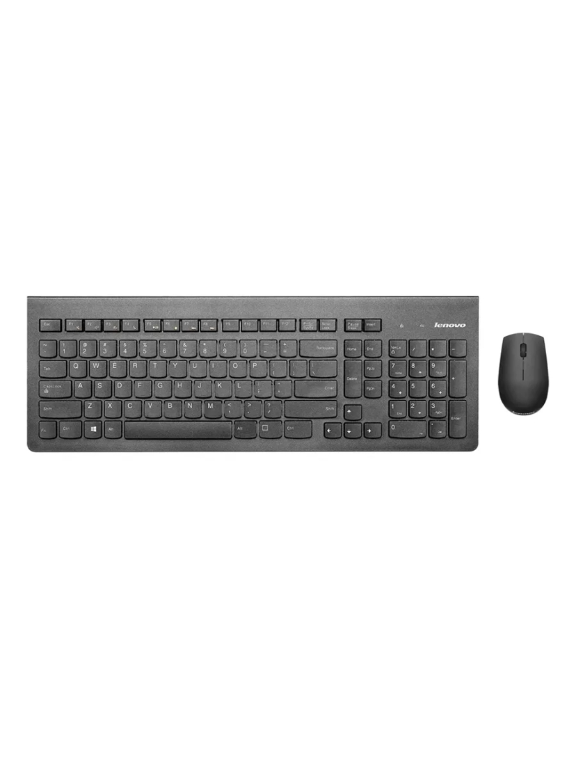 Беспроводная клавиатура и мышь Lenovo Combo 500 черный