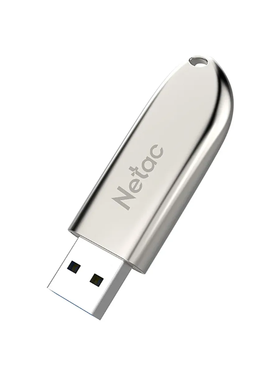 USB флешка 256Гб Netac U352 серебристый
