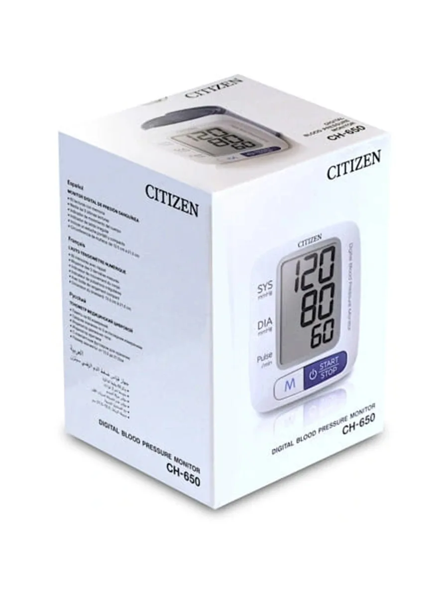 Автоматический тонометр на запястье 13.5-21.5 см Citizen CH-650