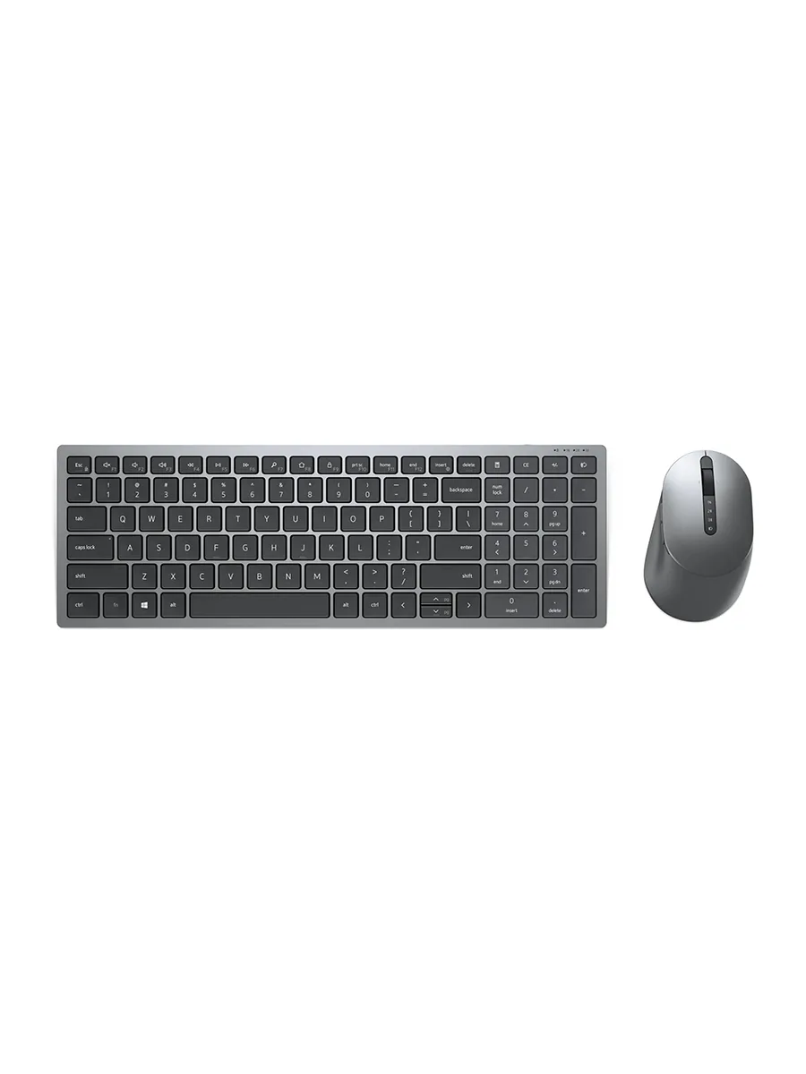 Беспроводная клавиатура и мышь Dell KM7120W серый