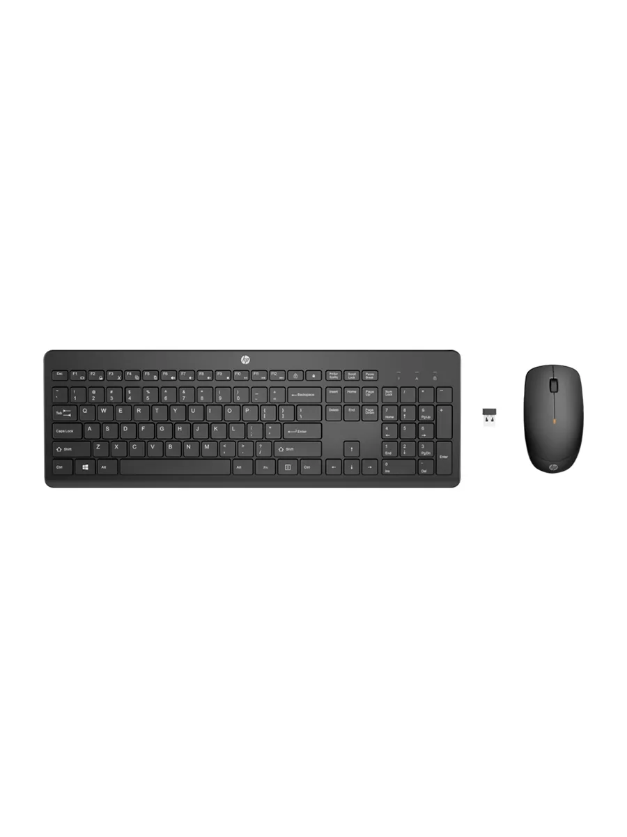 Беспроводная клавиатура и мышь HP Combo 230 черный