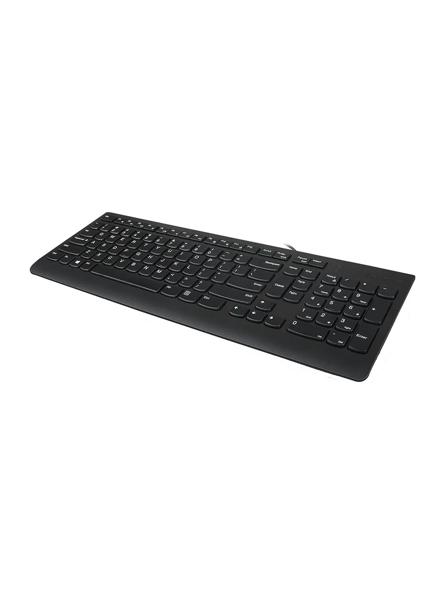 Беспроводная клавиатура и мышь Lenovo Combo 300 черный