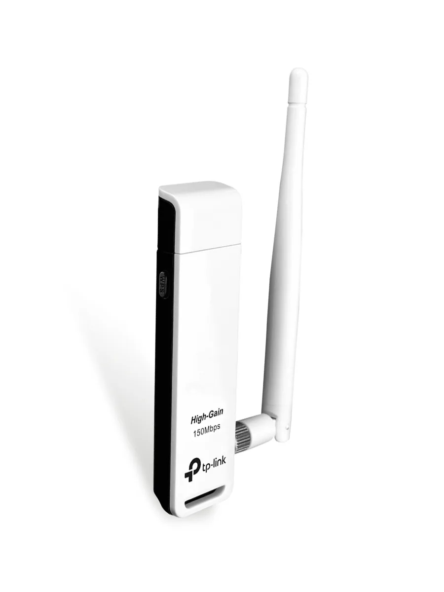 Wi-Fi USB-адаптер 2.4 ГГц TP-Link TL-WN722N высокого усиления