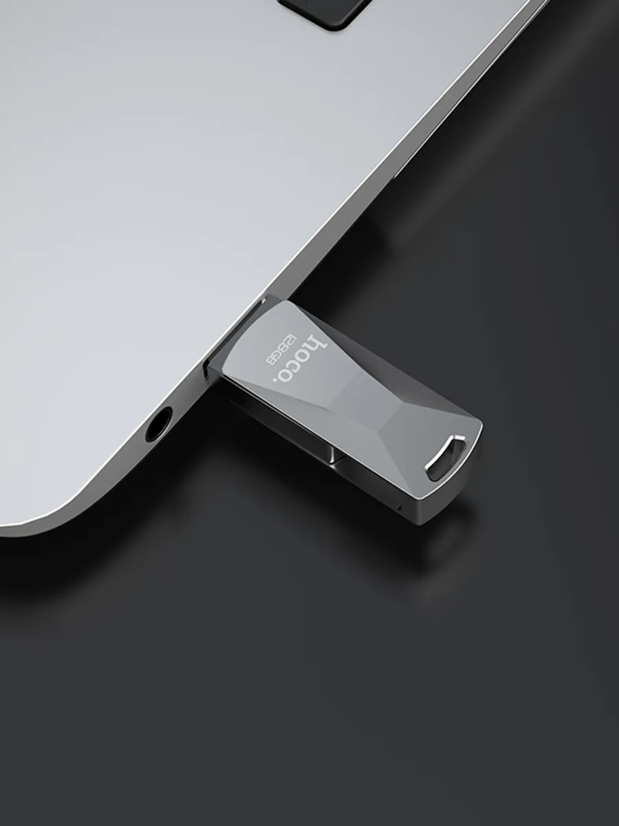 USB флешка 64Гб Hoco UD5 Wisdom серый