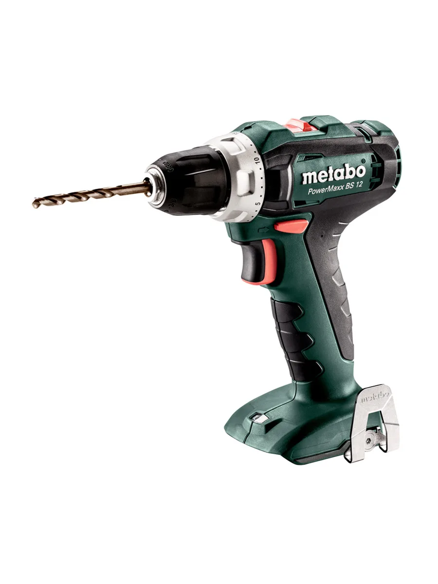 Двухскоростная безударная дрель-шуруповёрт Metabo Set PowerMaxx BS 12