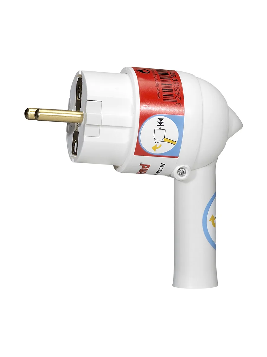 Вилка 16А IP20 Legrand Elium 050175 белый