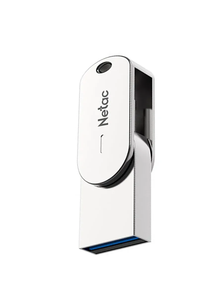 USB флешка 32Гб Netac U785C серебристый