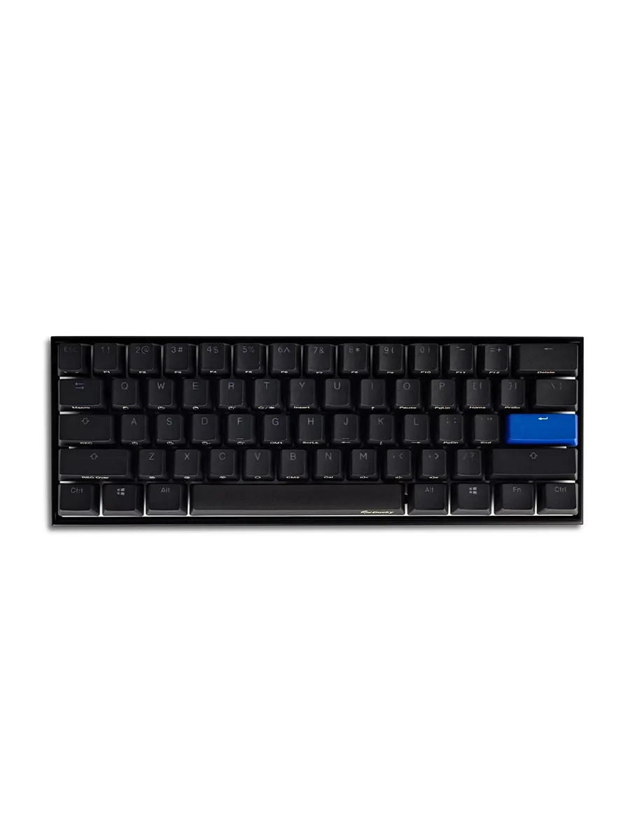 Игровая клавиатура Ducky Mecha Mini Cherry Speed Silver RGB черный