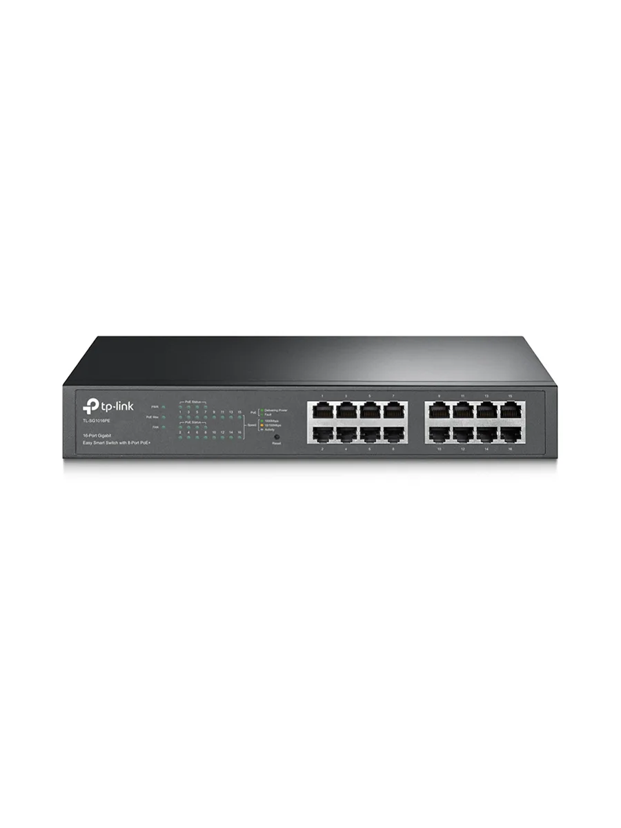 Неуправляемый коммутатор PoE TP-Link SG1016PE V3.20