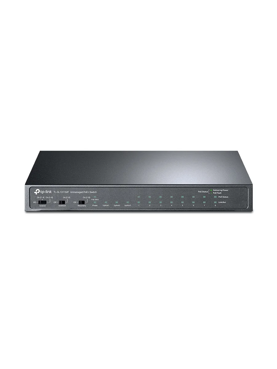 Неуправляемый коммутатор PoE TP-Link TL-SL1311MP