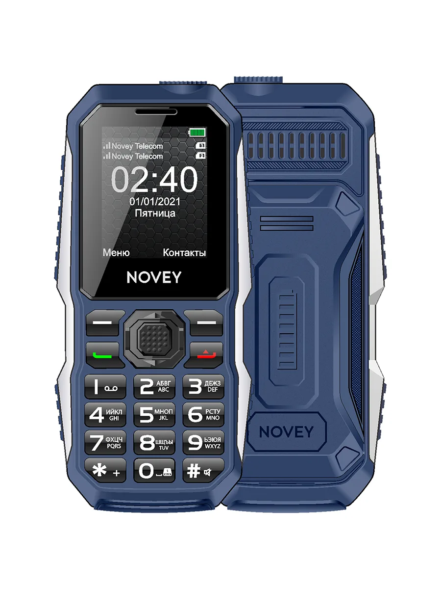Сотовый телефон 1.77″ 32Мб Novey T240i синий