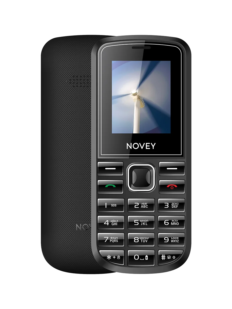 Сотовый телефон 1.77″ 32Мб Novey 102 черный
