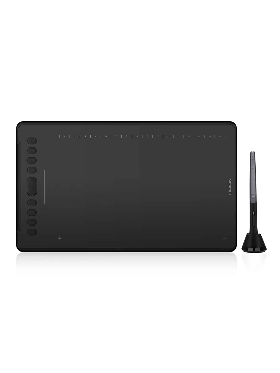 Графический планшет 279.4 x 174.6 мм Huion H1161 черный