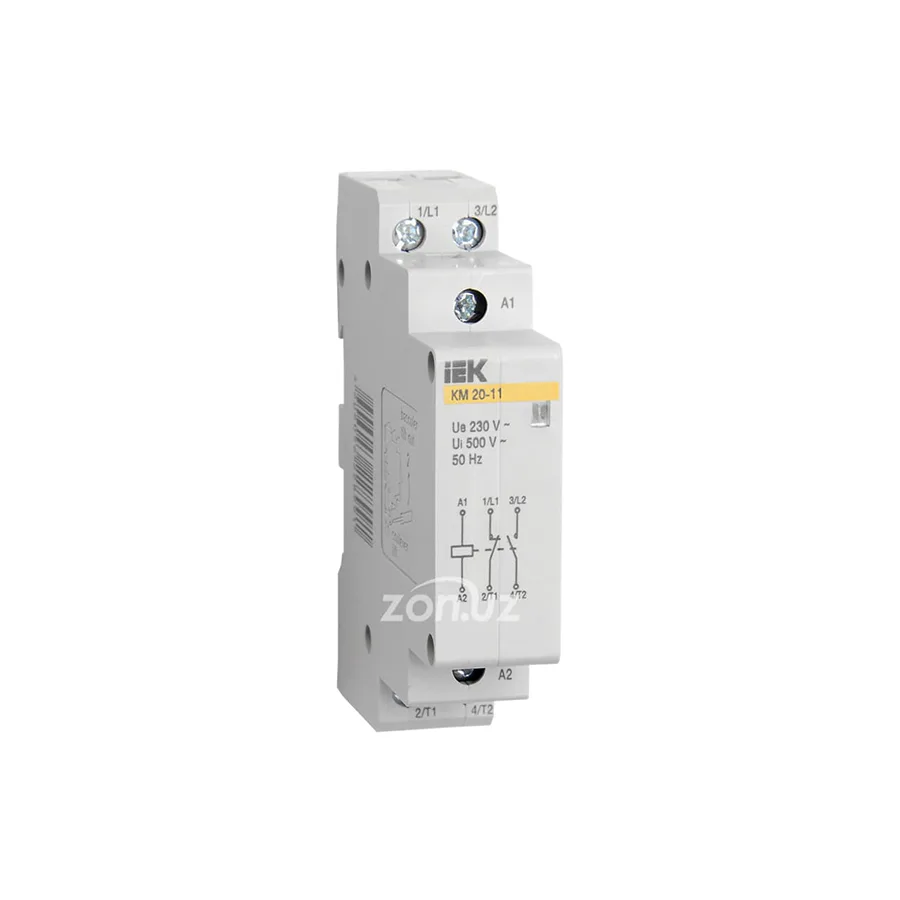 Контактор модульный IEK MKK10-20-20 КМ20-20 AC