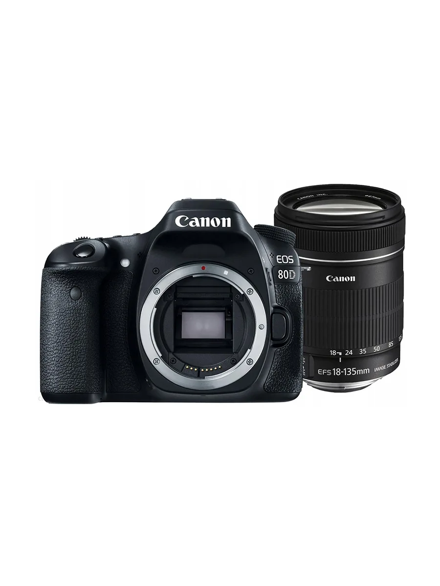 Зеркальный фотоаппарат Canon EOS 80D EF 18-55mm IS