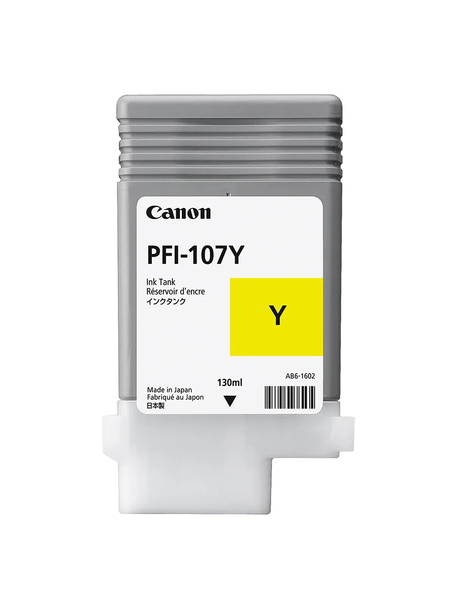 Картридж для широкоформатного струйного принтера Canon PFI-107Y (6708B001AA)