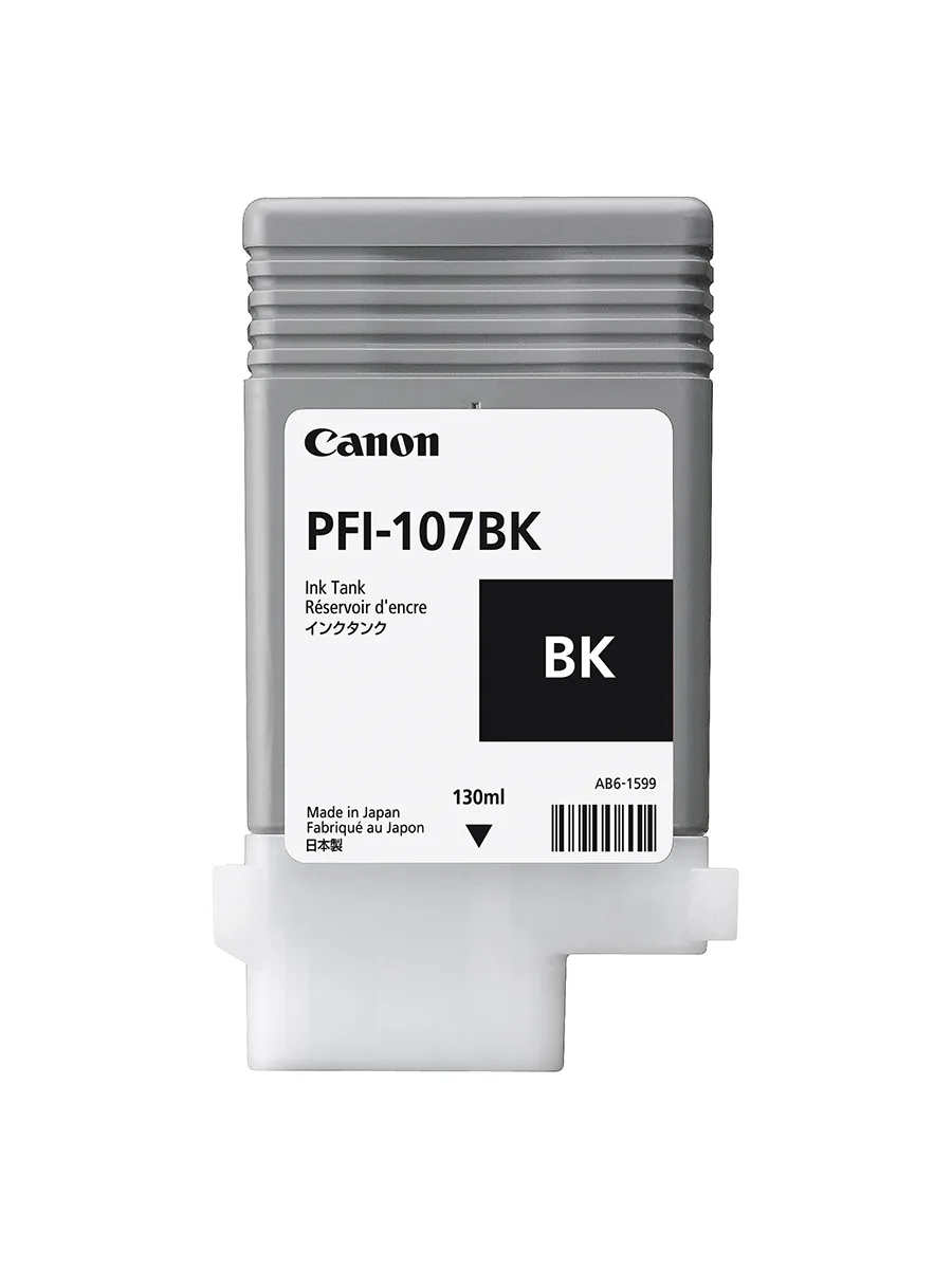 Картридж для широкоформатного струйного принтера Canon PFI-107BK (6705B001AA)