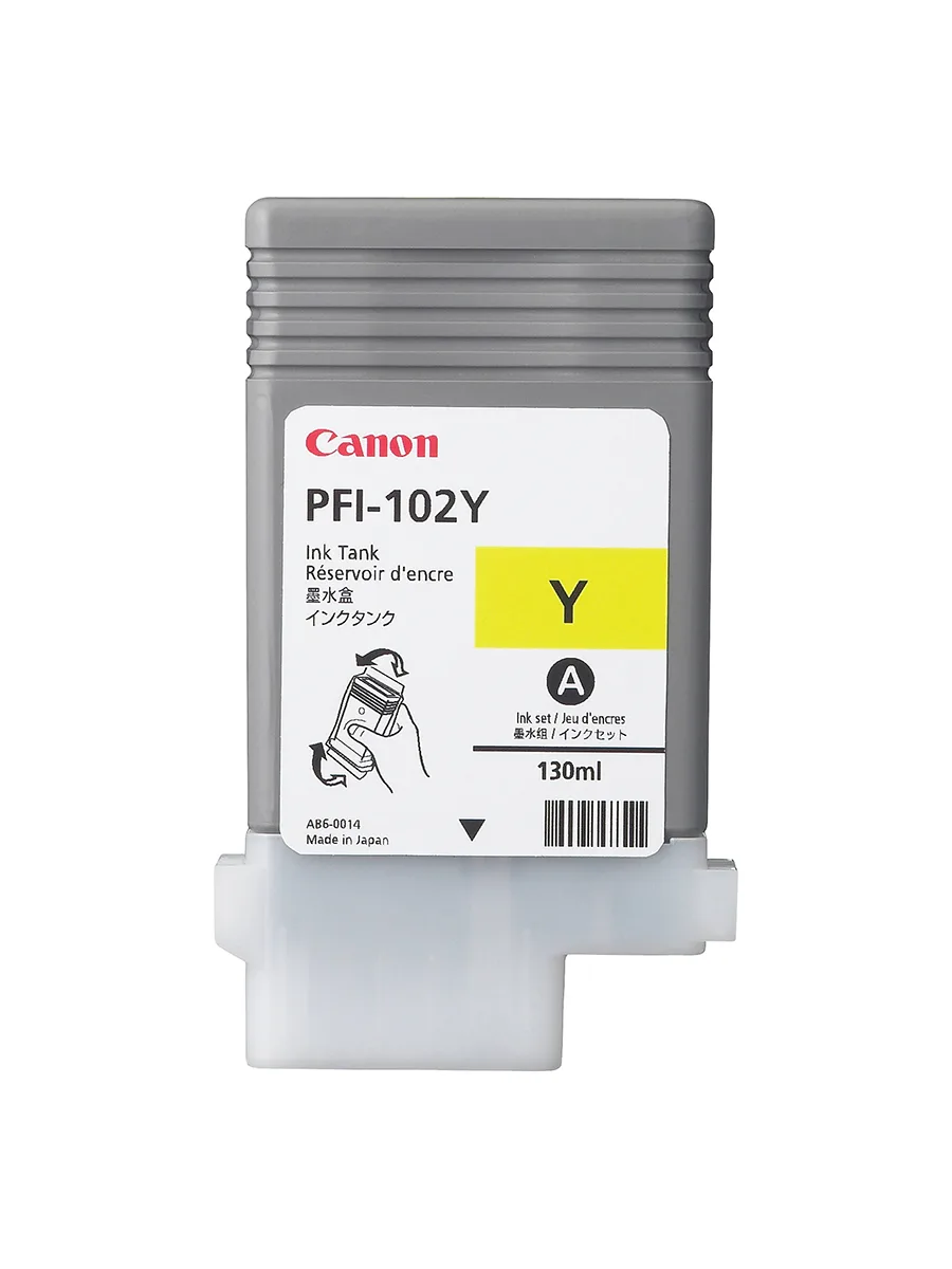 Картридж для струйного принтера Canon PFI-102Y (0898B001AA)