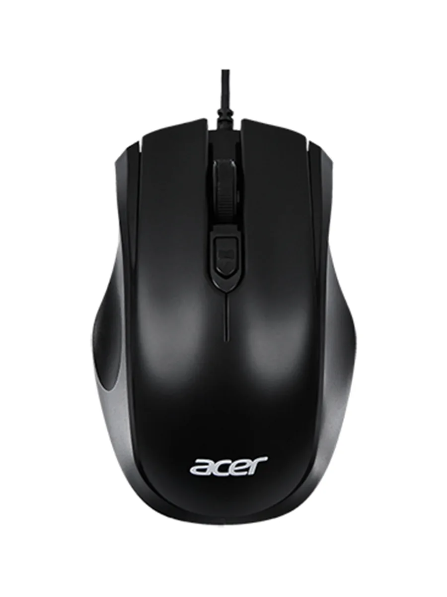 Проводная мышь 1600 dpi 3 клавиши Acer OMW020 черный